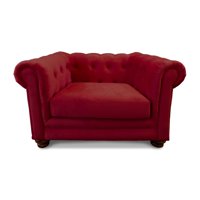 Latam Home - Sofa Florencia 1C Tela Velvet Burdeo