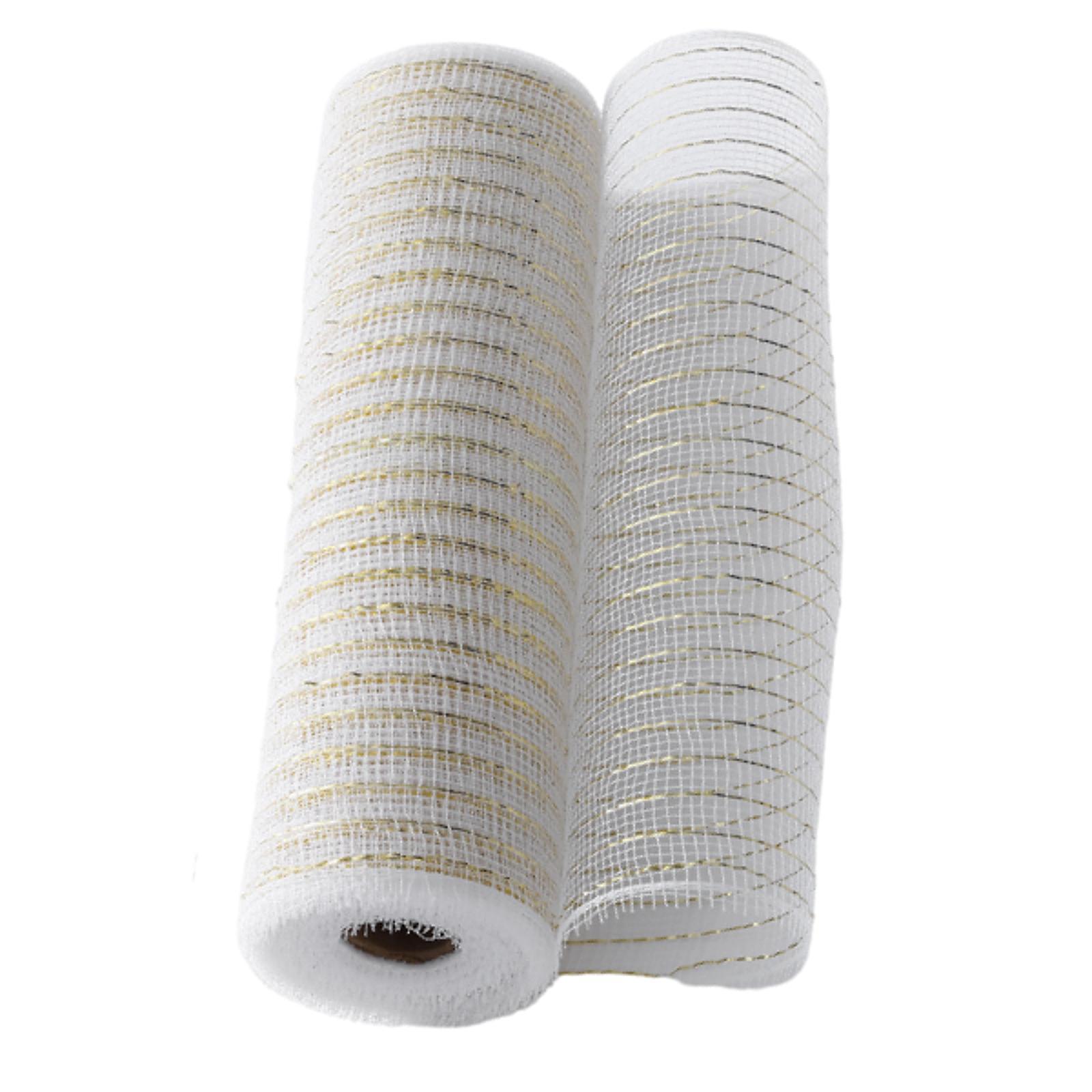 Bothyi - Cintas Navideñas Para Envolver Ramos, Creativas, Decorativas, Versátiles, Color Blanco