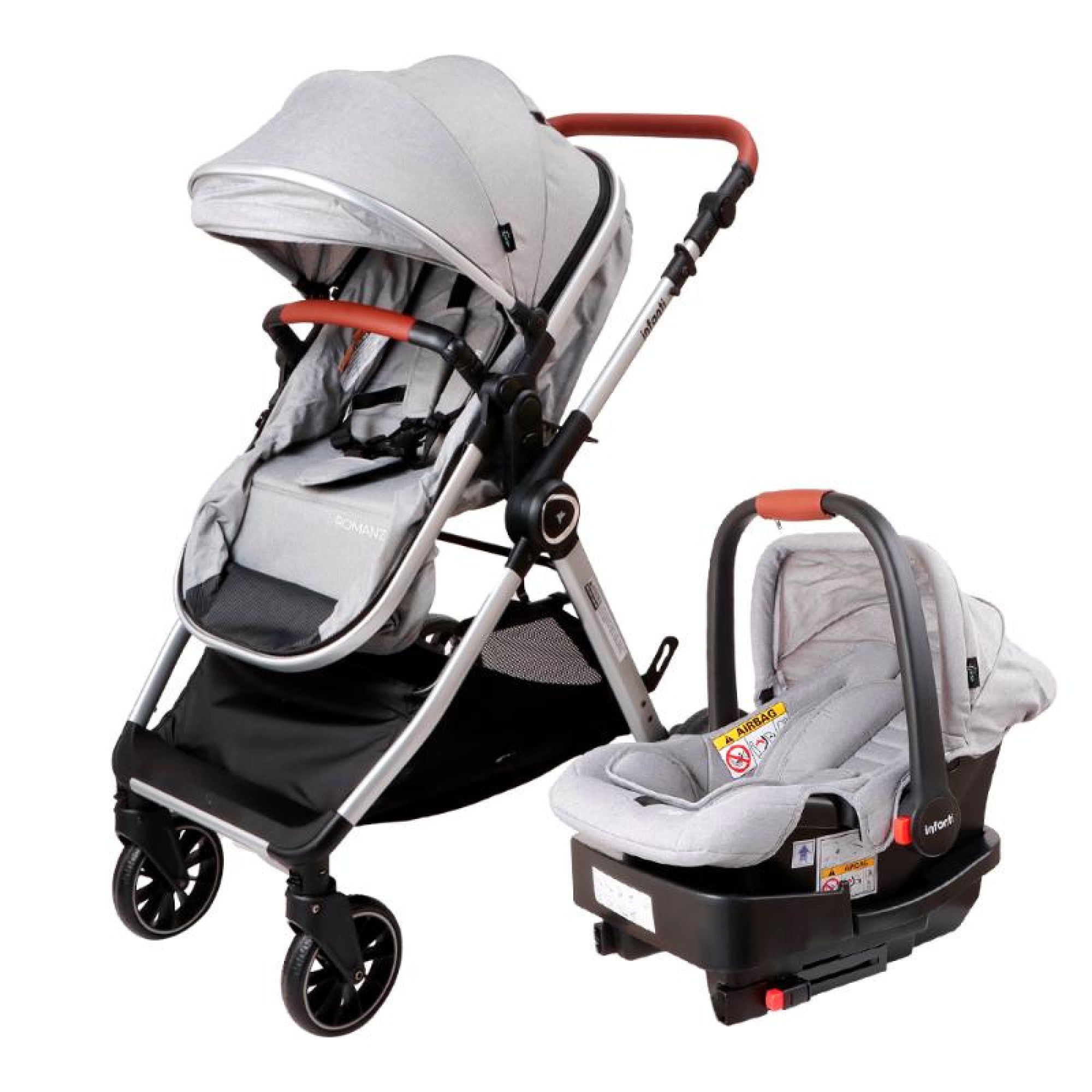 Infanti - Coche Travel System Romanzo X1-D Gris