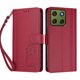 thumbnail image 3 of Funda Cartera Trébol para Motorola Edge 70 5G con Ranuras Tarjetas y Carga Inalámbrica Rojo, 3 of 6