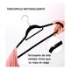 thumbnail image 5 of Set 20 Colgadores Ropa Terciopelo Antideslizantes Negro, 5 of 9