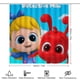 thumbnail image 2 of Mi mascota mágica Morphle-theme 4-Piece Shower Curtain Set with Rugs, Waterproof Bathroom Decor Set Includes Bath Mat, U-Shaped Rug, Toilet Lid Cover and Curtain with Hooks, 2 of 6