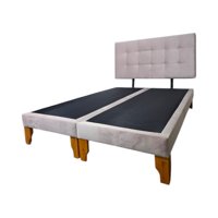 Diseños Valestrini - Cama King Felpa Palo Rosa