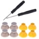 thumbnail image 2 of 8x Joystick Caps Grey + Yellow Para Nintendo GameCube NGC Controller + Tools, 2 of 5