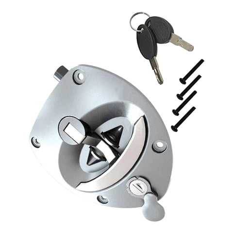 Ioensy - Cerradura De Puerta De Remolque, Cerradura De Puerta De Entrada Rv Para Compartimento De Vehículo, Camión, Tipo F