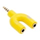 thumbnail image 1 of Adaptador Audio Micrófono 2 X 1 Auxiliar 3.5mm Para Pc Y Ps4, 1 of 3
