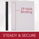 thumbnail image 4 of Binding Spines GBC CombBind de 1 cm con capacidad para 225 hojas, color negro x 100, 4 of 4