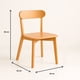 thumbnail image 4 of Silla Fresno de Madera - Natural, 4 of 7