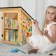 thumbnail image 5 of Caja de Biblioteca Exterior HAFTKD de Madera con Doble Estante, 5 of 8
