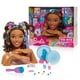 thumbnail image 1 of Cabeza de Estilismo Deluxe Just Play Barbie Tie Dye cabello castaño, 1 of 3