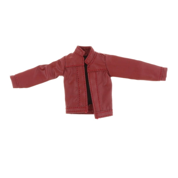 Figura A Escala 1/12, Abrigo Tipo Chaqueta De Manga Larga Para Figuras Femeninas De 6 Pulgadas, Disfraz Rojo