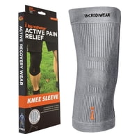 Rodillera Incrediwear Para Aliviar El Dolor De Rodilla, Gris, Talla L