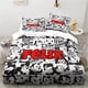 thumbnail image 1 of Cute F-Felix Cat Cartoon Bedding Set,Duvet Cover Comforter Bed Set Quilt Cover Pillowcase, Boys Girls Adults Bed Sheets, 1 of 5