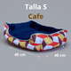 thumbnail image 2 of Cama Para Mascotas Espuma - Talla S (Tricolor CAFE), 2 of 3