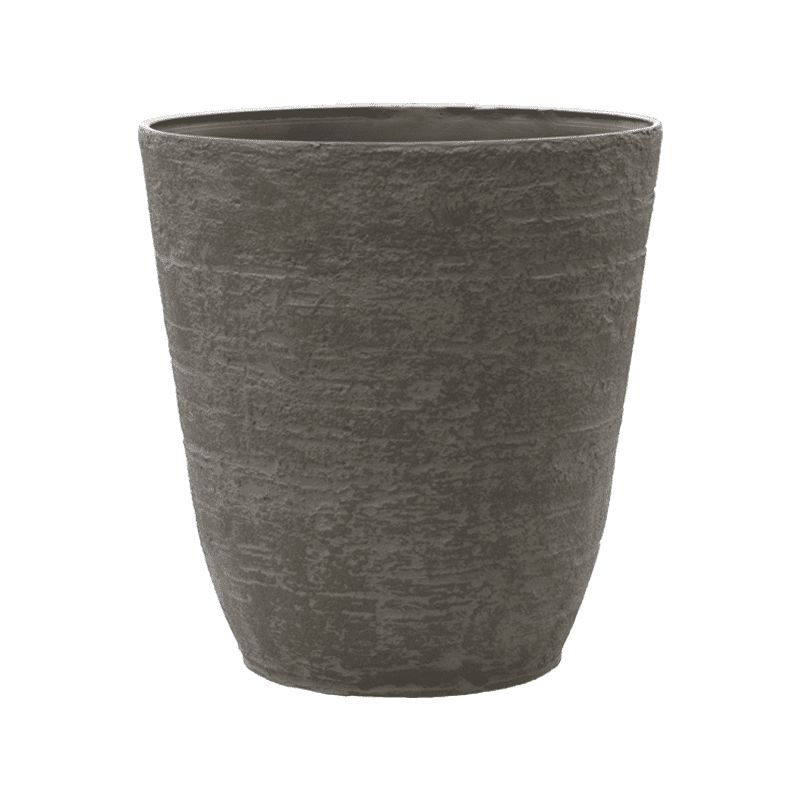 Vadell - Macetero Ovalado Alto 50 X 50 X 52 Cm Café