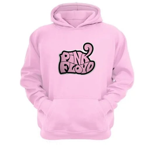 Genérico - Polerón Canguro Pink Floyd Rosa Talla M Unisex