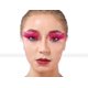 thumbnail image 4 of Pestañas Postizas de Plumas Falsas Rosadas para Halloween, 1 Par, 4 of 5