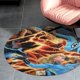 thumbnail image 4 of Los Cuatro Fantásticos Alfombra Redonda de Felpa Coral, Antideslizante, No Desprende Pelusas, Lavable y Duradera para Salón, Dormitorio y Habitación de Niños 60cm, 4 of 6