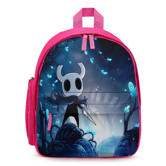 Hollow Knight Mochila Escolar para Niños y Niñas, Mochila Infantil Ligera de Alta Calidad, Grande y Duradera ROSA