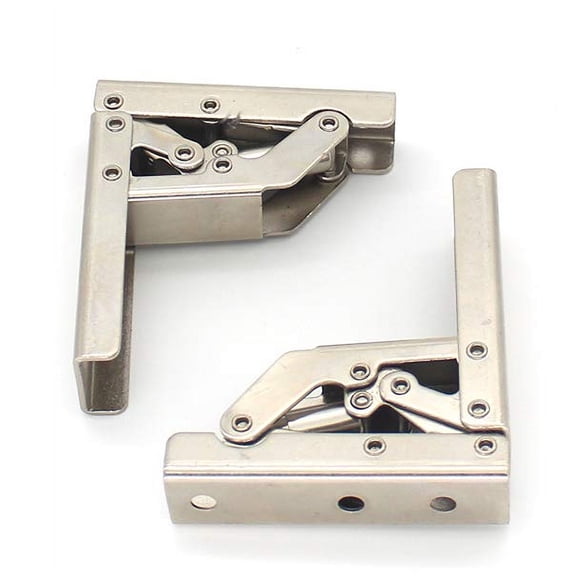 Soporte Oculto Con Bisagra Plegable Para Puerta repisa Y Mesa (2 Piezas)