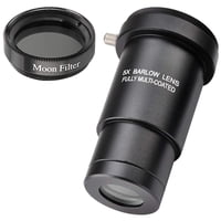 Kit De Lentes Y Filtros Lunares Barlow Starboosa 5X Para Telescopio