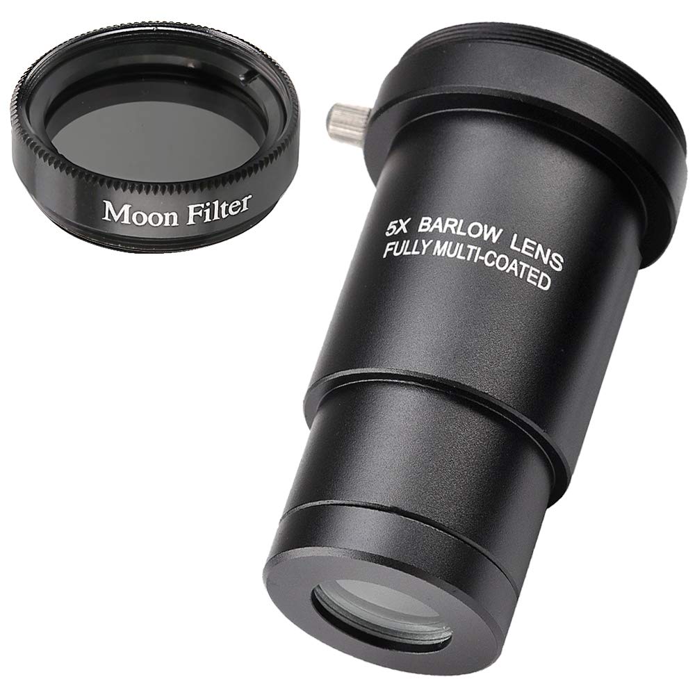 Kit De Lentes Y Filtros Lunares Barlow Starboosa 5X Para Telescopio