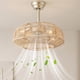 thumbnail image 1 of Ventilador de techo jorbeca 51 cm Boho con jaula y luces, 1 of 9