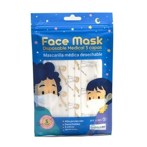 La Prepie - Mascarillas Infantil Desechable X 5
