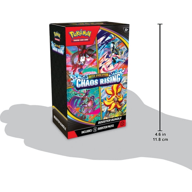 6 sobres de mejora Chaos Rising Booster Bundle Inglés | Lider