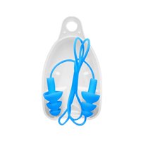 Ioensy - Tapones Para Los Oídos De Silicona Con Caja De Transporte Tapones Para Los Oídos Para Nadar Para El Trabajo Dormir Concierto Azul