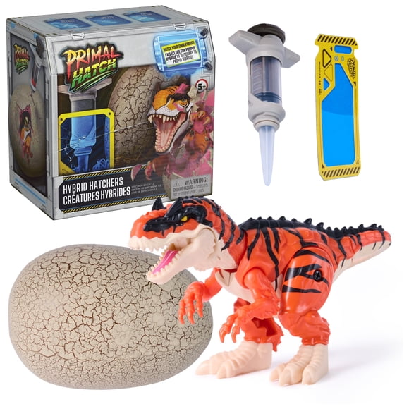 Toy Primal Hatch Hybrid Hatchers Dinosaurio y Huevo