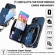 thumbnail image 4 of Funda Tipo Cartera con Correa Cruzada para iPhone 15 Pro Max Protección Contra Golpes Azul, 4 of 5