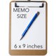 thumbnail image 3 of Portapapeles mini Office Solutions Direct 6 x 9, set de 30, 3 of 3