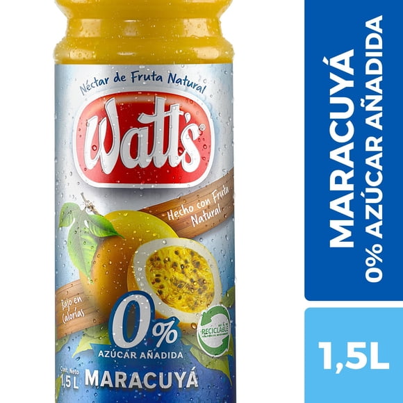 Néctar de Maracuyá 0% Azúcar Añadida Botella, 1.5 L
