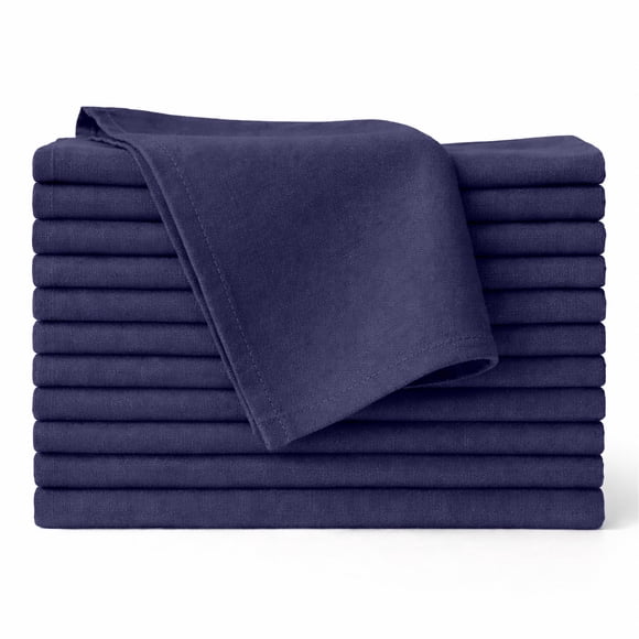 Juego De 12 Servilletas De Tela 100% Algodón 46 X 46 Cm