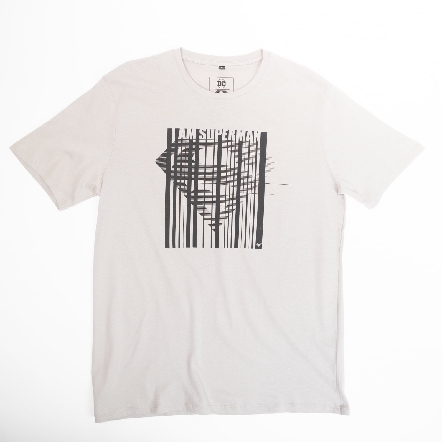 Polera Hombre You Dc Comics Superman Barra Gris