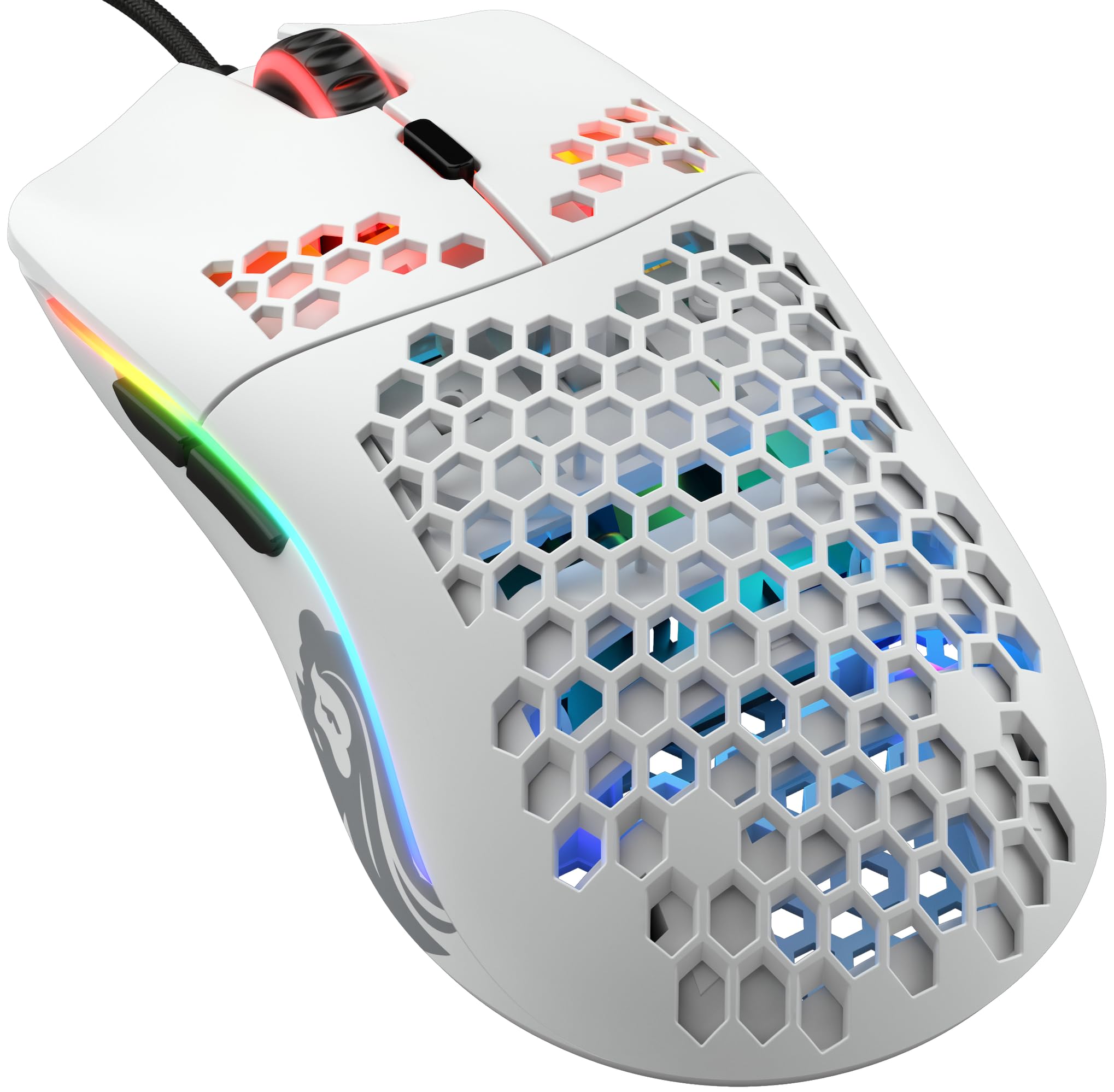 Ratón Para Juegos Glorious Model O- Compact 58G Rgb - Blanco Mate