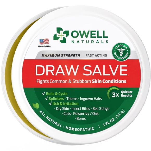 Pomada en pomada OWELL Naturals Drawing, 30 ml, para problemas de la piel