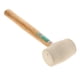 thumbnail image 4 of Martillo De Mazo De Goma Con Mango De Madera Para Carpinteros Artesanos Elasticidad, 4 of 5
