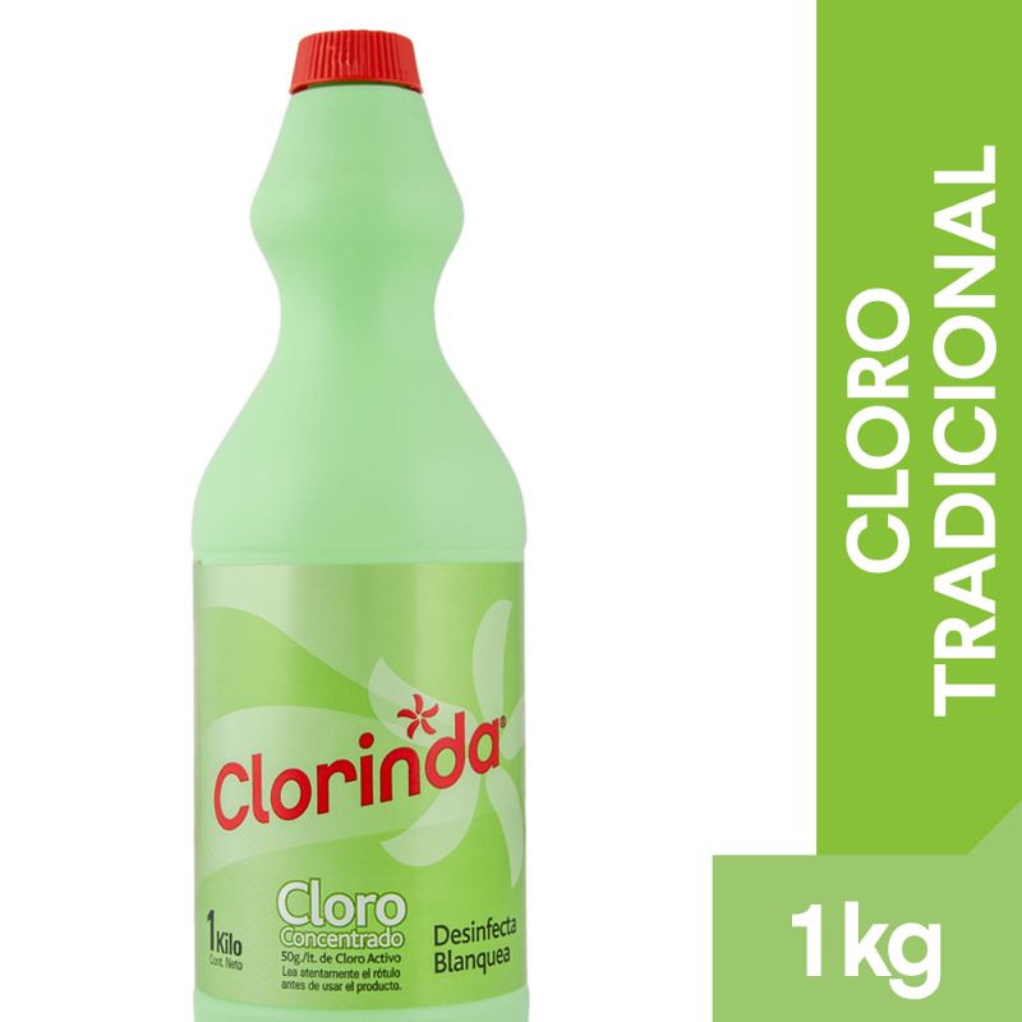 Cloro Líquido Tradicional Botella 1 Kg Clorinda