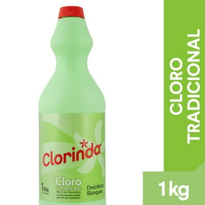 Cloro Líquido Tradicional Botella 1 Kg Clorinda