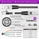 thumbnail image 3 of Cable Ethernet InstallerParts CAT5E 3,7 m Blanco (Pack de 80), 3 of 8