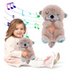 thumbnail image 5 of Nutria peluche de apego con música luz y respiración para niño, 5 of 6