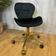 thumbnail image 2 of Silla Oficina Escritorio Rubik | Giratoria| Ergonómica | Felpa Negra, 2 of 6
