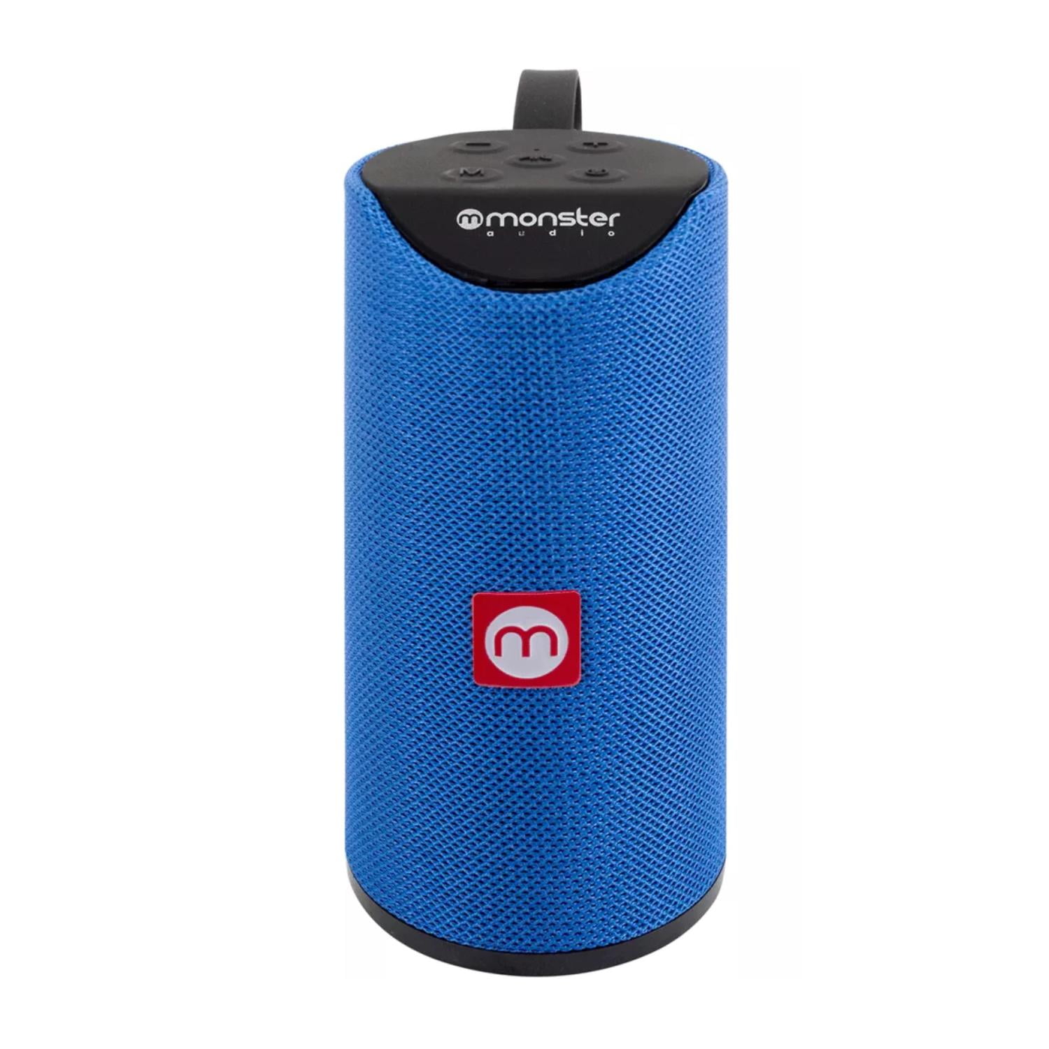 Monster - Parlante Inalambrico Bluetooth Tws Aux Micro Sd Azul