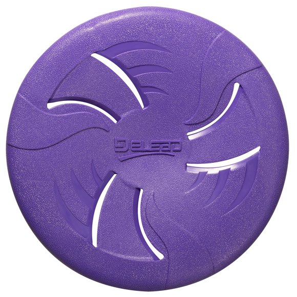 Disco Volador para Perro HONGEZEY 23 cm Púrpura TPR