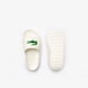 thumbnail image 5 of Sandalias Lacoste Serve Slide 1.0 para mujer blanco/verde talla 10, 5 of 7