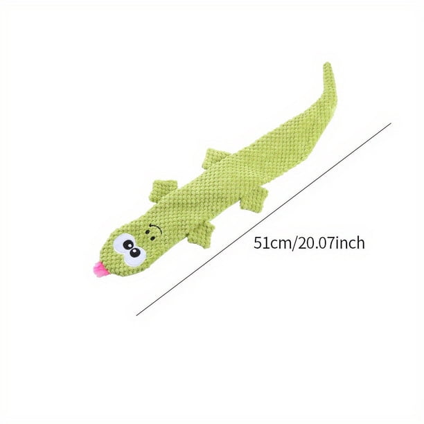 Plush Lizard Shaped Toy For Dog Toy Cartoon Doll Dog Chew Toy Puppy Molar Teeth Cleaning Toy For Pet
