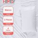 thumbnail image 2 of Juego sabanas 2 plazas Homely 100 gsm 4 pzas color blanco, 2 of 3