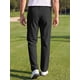 thumbnail image 3 of INSPIRE CHIC Pantalones de Vestir de Golf de Trabajo Ajustados para Hombre, Ligeros y Elásticos, M Negro, 3 of 5